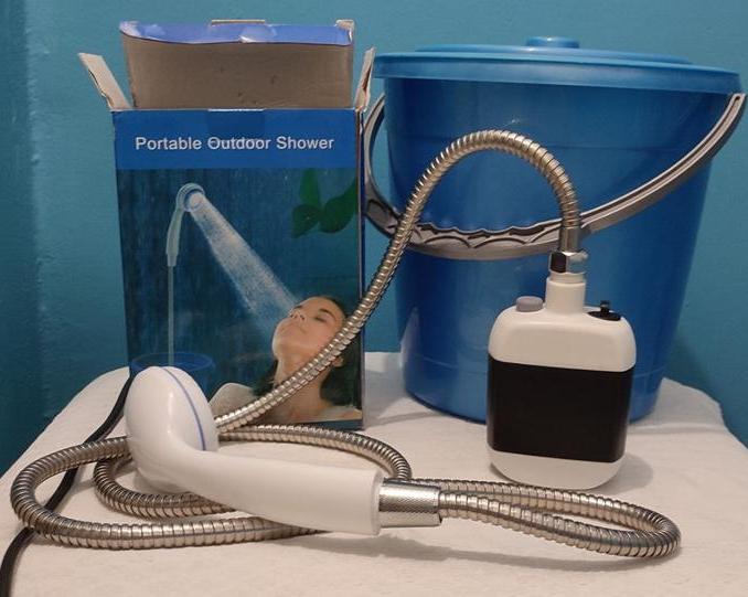 Вот будет лето: отзыв о бюджетном аккумуляторном душе Portable Outdoor Shower для дома и дачи